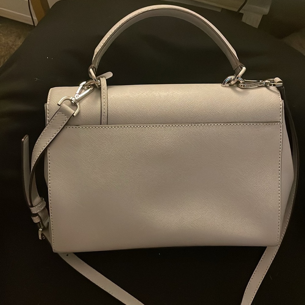 Michael Kors Gray Satchel with Silver Hardware - Picture 3 of 11